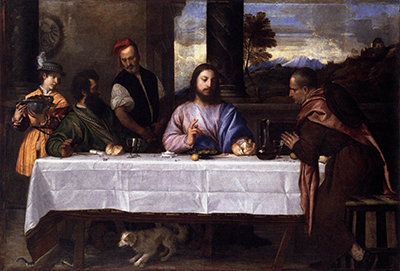 Supper at Emmaus Titian